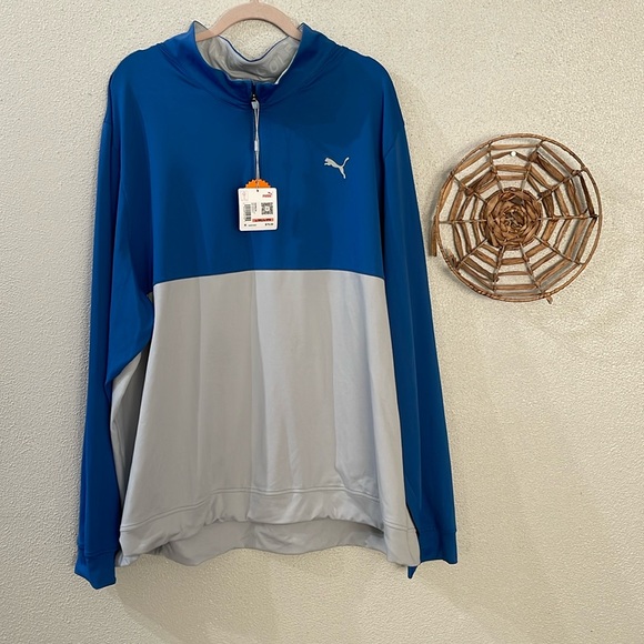 NWT Puma Golf Gamer Colorblock 1/4 Zip Pullover Size 3XL - Picture 2 of 8